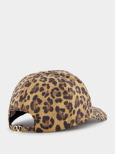 Valentino Garavani Animal Print Cotton Cap