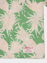 Valentino Garavani Bowling Shirt W/ Pineapple Print