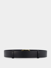 Valentino Garavani Buckle H.35 Leather Belt