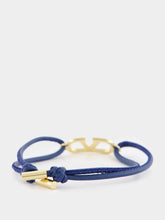 Valentino Garavani Navy Blue Cord Bracelet