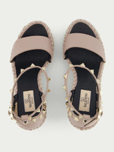 Valentino Garavani Rockstud 95mm Wedge Sandals