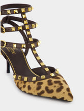 Valentino Garavani Rockstud Caged Leather Pump 65mm