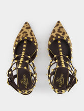 Valentino Garavani Rockstud Caged Leather Pump 65mm