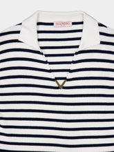 Valentino Garavani Striped Cotton Jumper