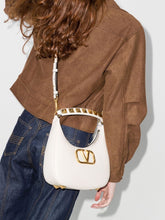 Valentino Garavani Stud Sign Leather Shoulder Bag