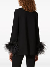 Valentino Garavani V-Detail Jumper With Feathers