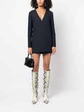 Valentino Garavani V-Neck Long-Sleeved Playsuit