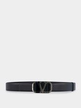 Valentino Garavani Vlogo Leather Belt