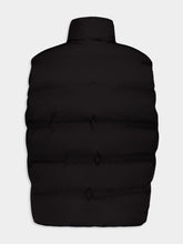 Valentino Garavani VLogo Nylon Hooded Black Waistcoat