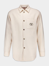Valentino Garavani Vlogo Signature Embroidered Shirt Jacket