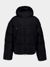 Y-3 Hooded Quilted Puffer Coat