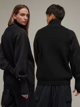 Y-3 Loose Fit Funnel-Neck Knit Sweater