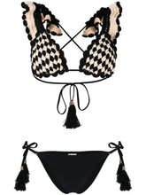 Zimmermann Anneke crochet triangle bikini