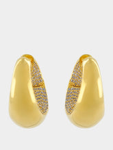 Zimmermann Carved Pave Hoops