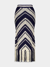 Zimmermann Chintz Crochet Fringed Skirt