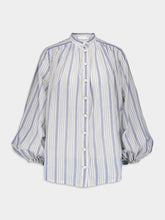 Zimmermann Chintz Striped Billow Blouse
