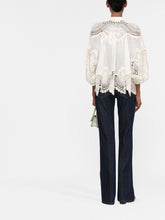 Zimmermann Pattie embroidered trim blouse