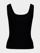Zimmermann Scoop Neck Black Tank Top