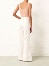 Zimmermann Scoop Neck Pink Tank Top