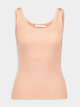 Zimmermann Scoop Neck Pink Tank Top