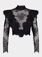 Zimmermann Sensory Lace Bodice Cropped Top