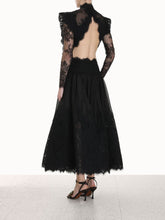 Zimmermann Sensory Lace Yoke Midi Dress