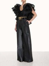 Zimmermann Sensory Oversized Ruffled Frills Bodice