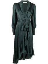 Zimmermann Silk midi wrap dress