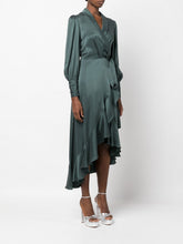Zimmermann Silk midi wrap dress