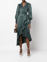 Zimmermann Silk midi wrap dress