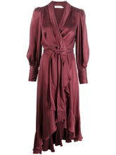 Zimmermann Silk midi wrap dress