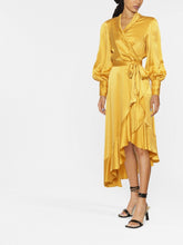 Zimmermann Silk Midi Wrap Dress