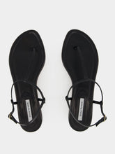Emme Parsons Black Calfskin Cecilia Sandals
