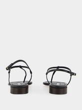 Emme Parsons Black Calfskin Cecilia Sandals