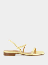 Emme Parsons Washed Gold Hope Nappa Sandals