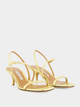 Emme Parsons Washed Gold Hugo Nappa Sandals