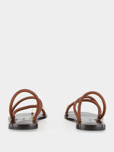 Emme Parsons Laurie Flat Sandals in Cacao Nappa