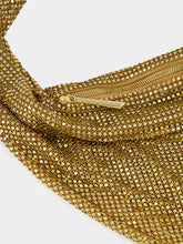 Benedetta Bruzziches Gold Ursolina The Lovers Metallic Mesh Bag