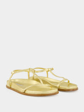 Emme Parsons Washed Gold Nappa Aya Sandals
