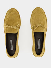 Emme Parsons Taupe Suede Parker Moccasins