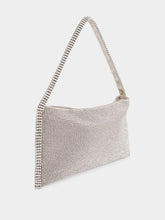 Benedetta Bruzziches Your Best Friend La Grande Shoulder Bag Crystal on Silver