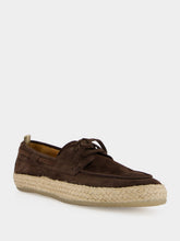 Officine Creative Brown Bowline 005 Suede Espadrilles