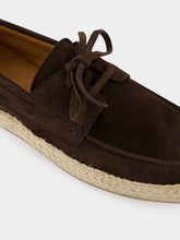 Officine Creative Brown Bowline 005 Suede Espadrilles