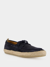 Officine Creative Deep Navy Bowline 005 Suede Espadrilles