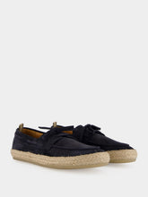 Officine Creative Deep Navy Bowline 005 Suede Espadrilles