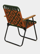 Tramei Orange and Green Trama Chair Capitu