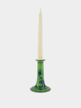 Ginori 1735 Malachite Oriente Italiano Porcelain Candleholder