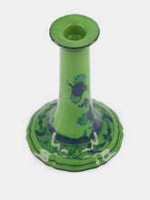 Ginori 1735 Malachite Oriente Italiano Porcelain Candleholder