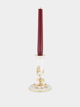 Ginori 1735 Aurum Oriente Italiano Porcelain Candle Holder