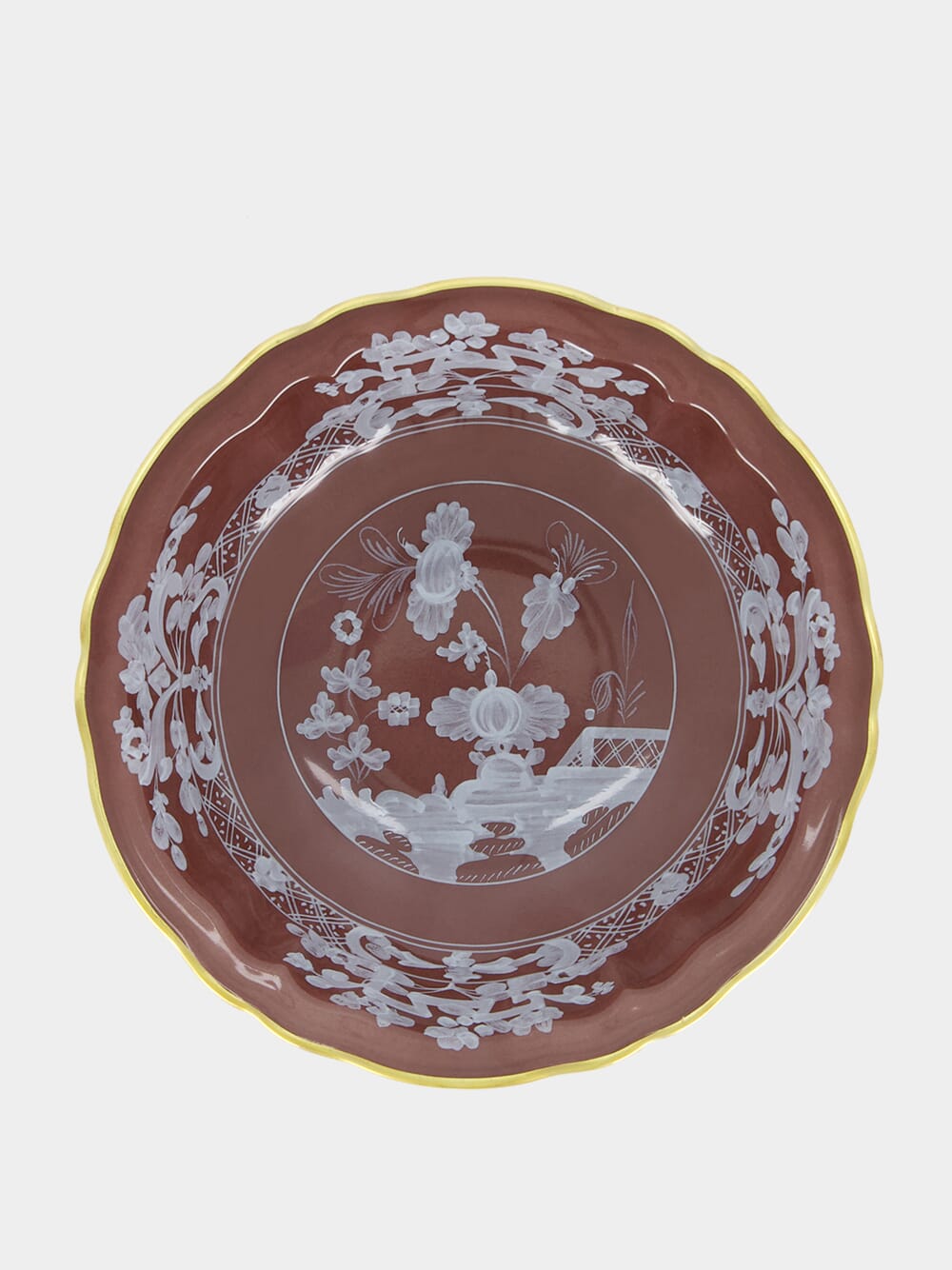 Oriente Italiano Castagna Porcelain Bowl